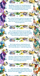 Size: 2048x3809 | Tagged: safe, derpibooru import, official, autumn blaze, rain shine, twilight sparkle, twilight sparkle (alicorn), alicorn, kirin, winged kirin, cloven hooves, crown, dialogue, dialogue box, english, event, female, gameloft, horn, image, jewelry, kirin twilight, kirinified, png, regalia, species swap, speech bubble, spread wings, text, wings