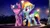 Size: 3840x2160 | Tagged: safe, artist:psfmer, rainbow dash, twilight sparkle, twilight sparkle (alicorn), alicorn, pegasus, pony, 3d, :p, clothes, cute, dashabetes, dress, eyes closed, female, gala dress, lesbian, night, revamped ponies, shipping, smiling, source filmmaker, tongue out, twiabetes, twidash, walking