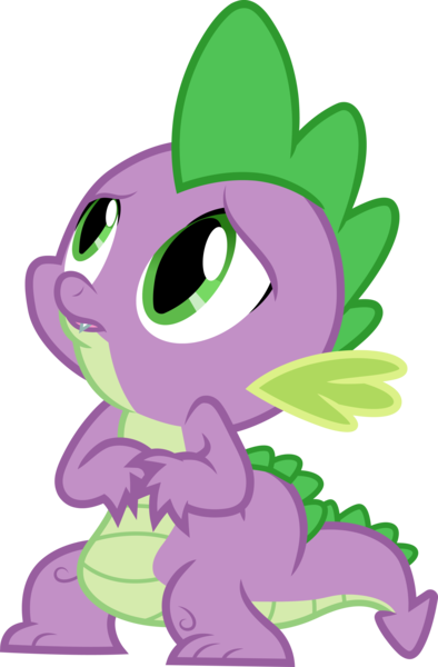 Size: 3000x4564 | Tagged: safe, artist:cloudyglow, derpibooru import, spike, owl's well that ends well, image, png, solo, vector