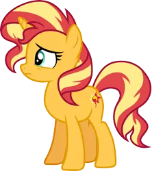 Size: 3000x3375 | Tagged: safe, alternate version, artist:cloudyglow, derpibooru import, sunset shimmer, pony, unicorn, equestria girls, equestria girls series, forgotten friendship, image, png, simple background, solo, transparent background, vector