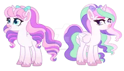 Size: 1280x738 | Tagged: safe, artist:twilightpriincess, derpibooru import, oc, unofficial characters only, alicorn, pony, unicorn, base used, female, image, mare, png, simple background, transparent background