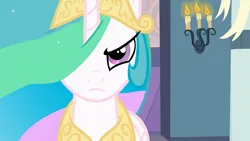 Size: 8000x4500 | Tagged: safe, artist:craftybrony, derpibooru import, princess celestia, alicorn, pony, a canterlot wedding, absurd resolution, celestia is not amused, female, image, mare, png, solo, unamused