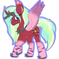 Size: 1280x1280 | Tagged: safe, artist:brybrychan, derpibooru import, oc, unofficial characters only, alicorn, pony, alicorn oc, ear fluff, eyelashes, female, hoof shoes, horn, image, mare, png, raised hoof, simple background, smiling, solo, story included, transparent background, wings