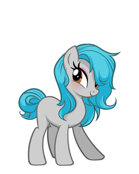 Size: 1832x2302 | Tagged: safe, artist:pandan009, derpibooru import, oc, oc:sweet elis, unofficial characters only, earth pony, derpibooru community collaboration, blushing, derpibooru exclusive, earth pony oc, high res, image, png, show accurate, simple background, smiling, solo, transparent background