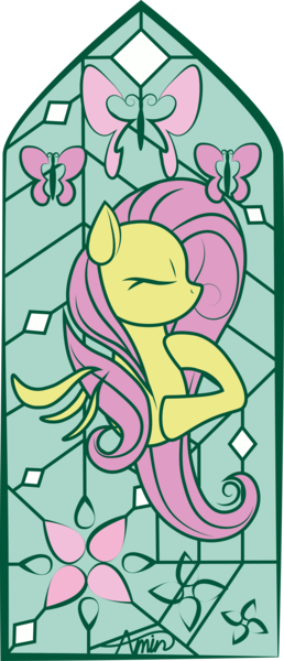 Size: 2511x5849 | Tagged: safe, artist:c.a.m.e.l.l.i.a, derpibooru import, fluttershy, pegasus, image, png, solo, window