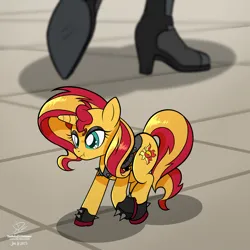 Size: 4500x4500 | Tagged: safe, alternate version, artist:theratedrshimmer, derpibooru import, sunset shimmer, ponified, pony, unicorn, equestria girls, absurd resolution, cute, female, human sunset, image, png, ponified animal photo, scrunchy face, self paradox, self ponidox, shimmerbetes