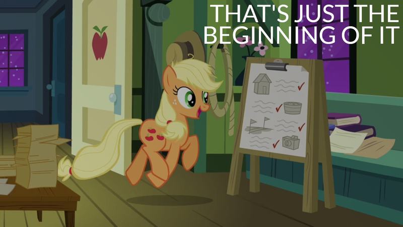 Size: 1920x1080 | Tagged: safe, derpibooru import, edit, edited screencap, editor:quoterific, screencap, applejack, apple family reunion, image, png, solo