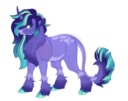 Size: 2900x2300 | Tagged: safe, artist:gigason, derpibooru import, oc, oc:northern light, pony, unicorn, cloven hooves, image, male, offspring, parent:twilight sparkle, png, simple background, solo, stallion, transparent background