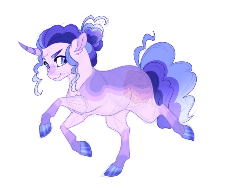 Size: 2900x2300 | Tagged: safe, artist:gigason, derpibooru import, oc, oc:cottin constellation, pony, unicorn, female, image, magical lesbian spawn, mare, offspring, parent:pinkie pie, parent:twilight sparkle, parents:twinkie, png, simple background, solo, transparent background