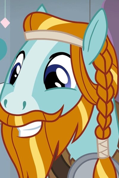 Size: 960x1440 | Tagged: safe, derpibooru import, screencap, rockhoof, earth pony, pony, a rockhoof and a hard place, season 8, spoiler:s08, cropped, cute, cutehoof, image, jpeg, male, smiling, solo, stallion