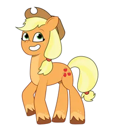 Size: 1200x1200 | Tagged: safe, artist:prixy05, derpibooru import, applejack, earth pony, pony, my little pony: tell your tale, applejack's hat, cowboy hat, female, g4, g4 to g5, g5, generation leap, hat, image, mare, png, simple background, solo, transparent background, unshorn fetlocks