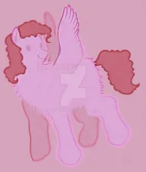 Size: 1024x1207 | Tagged: safe, artist:lanternik, derpibooru import, pinkie pie, pegasus, pony, chest fluff, deviantart watermark, image, jpeg, obtrusive watermark, pegasus pinkie pie, race swap, watermark, wings