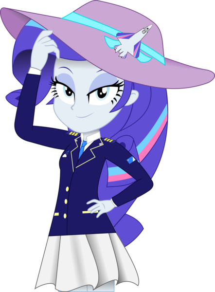 Size: 2357x3200 | Tagged: safe, artist:rarity3257, derpibooru import, rarity, oc, oc:stardust falken, equestria girls, air force, air force uniform, clothes, hairpin, image, military uniform, png, sergeant, sgt. stardust falken, simple background, solo, transparent background, uniform, uniform hat