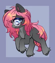 Size: 828x954 | Tagged: safe, artist:_spacemonkeyz_, derpibooru import, oc, oc:soulful mirror, unofficial characters only, earth pony, pony, earth pony oc, glasses, image, png, solo