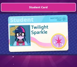 Size: 1124x976 | Tagged: safe, artist:altynp, derpibooru import, part of a set, sci-twi, twilight sparkle, human, equestria girls, female, glasses, id card, image, jpeg, smiling