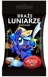 Size: 625x1000 | Tagged: safe, artist:anibaruthecat, derpibooru import, edit, princess luna, alicorn, pony, candies, cap, cartographer's cap, coconut, female, filly, food, hat, image, jpeg, palm tree, polish, solo, sword, translated in the description, tree, weapon, woona, younger