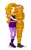 Size: 500x800 | Tagged: safe, artist:riouku, derpibooru import, adagio dazzle, sunset shimmer, equestria girls, a-domme-gio, alternate hairstyle, belt, blindfold, blushing, bondage, boots, clothes, commission, duo, female, femsub, fingerless gloves, gag, gloves, hair, hair bondage, high heel boots, image, impossibly long hair, lesbian, png, shipping, shoes, shorts, simple background, socks, stockings, submissive, subset, sunsagio, thigh highs, vest, white background