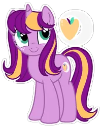 Size: 750x944 | Tagged: safe, artist:s0ftserve, derpibooru import, oc, pony, unicorn, adoptable, base used, female, image, magical lesbian spawn, mare, offspring, parent:applejack, parent:twilight sparkle, parents:twijack, png, simple background, solo, transparent background