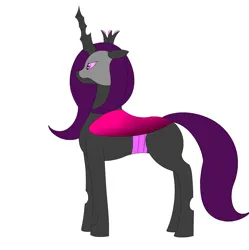 Size: 1359x1365 | Tagged: safe, artist:saint boniface, derpibooru import, changeling queen oc, oc, changeling, changeling queen, pony, female, image, jpeg, mare, simple background, solo, white background