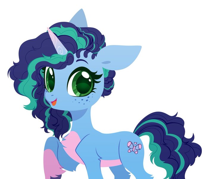 Size: 1200x1026 | Tagged: safe, artist:belka-sempai, derpibooru import, pony, unicorn, g5, colored eyelashes, cornrows, cute, freckles, image, jpeg, misty brightdawn, simple background, solo, transparent background