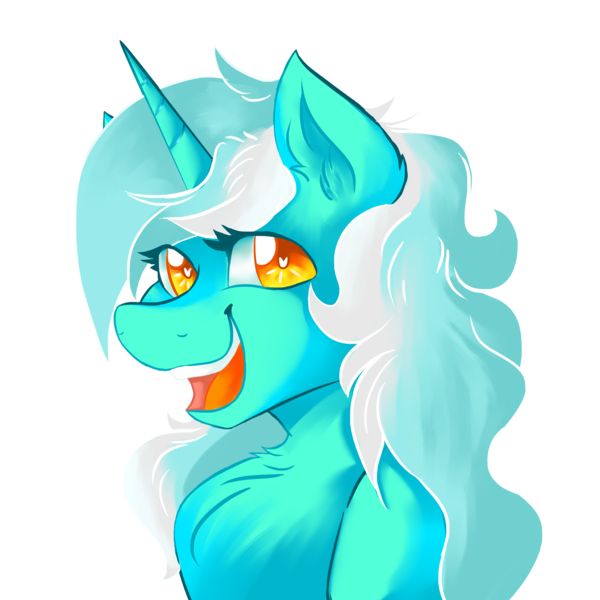 Size: 2000x2000 | Tagged: safe, artist:dankpegasista, derpibooru import, lyra heartstrings, pony, unicorn, background pony, big smile, bust, chest fluff, colored, digital art, eyelashes, female, heart, heart eyes, highlights, image, lineart, long mane, looking at you, mare, orange eyes, png, portrait, shading, simple background, solo, teeth, transparent background, wingding eyes