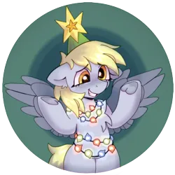 Size: 2000x2000 | Tagged: safe, artist:kotya, derpibooru import, derpy hooves, pony, blushing, image, looking at you, png, solo, spread wings, wings