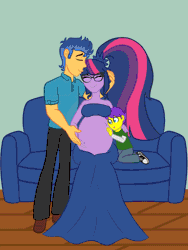 Size: 3000x4000 | Tagged: suggestive, artist:chelseawest, derpibooru import, flash sentry, princess twilight 2.0, sci-twi, twilight sparkle, twilight sparkle (alicorn), oc, oc:melody aurora, oc:orion galaxy, alicorn, ghost, human, pony, undead, equestria girls, the last problem, alicorn oc, animated, belly, belly button, big belly, colt, couch, eyes closed, fall formal, fall formal outfits, family, female, fetus, flashlight, foal, gif, glasses, hoof on belly, horn, huge belly, hyper, hyper belly, hyper pregnancy, icosuplets, image, impossibly large belly, kicking, linea nigra, male, married couple, multiple pregnancy, older, older twilight, ponied up, preglight sparkle, pregnant, progression, shipping, spectacles, spirit, straight, uterus, vigintuplets, wings, x-ray