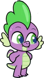 Size: 205x361 | Tagged: safe, artist:pascalmulokozi2, derpibooru import, edit, edited screencap, screencap, spike, dragon, my little pony: pony life, background removed, image, male, not a vector, png, simple background, solo, transparent background, winged spike, wings