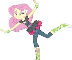 Size: 712x591 | Tagged: safe, derpibooru import, fluttershy, human, dance magic, equestria girls, spoiler:eqg specials, ballerina, ballet slippers, balletshy, clothes, female, image, png, tutu, wristband
