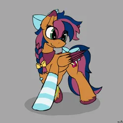 Size: 2000x2000 | Tagged: safe, artist:monycaalot, derpibooru import, oc, oc:solar comet, pegasus, pony, colored sketch, image, pegasus oc, png, solo, wings