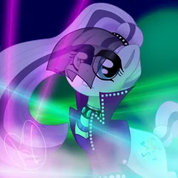 Size: 1811x1811 | Tagged: safe, artist:doodleeartz, derpibooru import, coloratura, earth pony, pony, the mane attraction, countess coloratura, female, image, lights, mare, png, solo, the spectacle