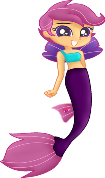 Size: 392x663 | Tagged: safe, artist:liniitadash23, derpibooru import, scootaloo, mermaid, seapony (g4), equestria girls, surf and/or turf, equestria girls-ified, fin wings, image, mermaidized, png, seaponified, seapony scootaloo, species swap, wings