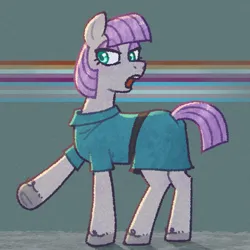 Size: 2048x2048 | Tagged: safe, artist:leon404, artist:purrtal2, derpibooru import, maud pie, earth pony, pony, image, jpeg, lesbian pride flag, pride, pride flag, solo, transgender pride flag, turned head