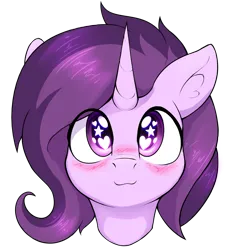 Size: 3894x4062 | Tagged: safe, artist:czu, derpibooru import, oc, oc:czupone, unofficial characters only, pony, unicorn, :3, blushing, bust, heart, heart eyes, image, looking at you, png, starry eyes, wingding eyes