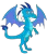 Size: 2342x2697 | Tagged: safe, artist:ponygamer2020, derpibooru import, princess ember, dragon, pony, colored wings, dragoness, female, high res, horn, image, png, pointy ponies, simple background, solo, tail, transparent background, vector, wings