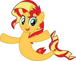Size: 1729x1387 | Tagged: safe, artist:dupontsimon, derpibooru import, sunset shimmer, seapony (g4), fanfic:magic show of friendship, equestria girls, fanfic art, image, png, seaponified, seapony sunset, species swap, vector