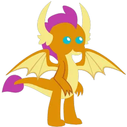 Size: 2387x2385 | Tagged: safe, artist:ponygamer2020, derpibooru import, smolder, dragon, pony, absurd resolution, dragoness, female, horn, image, png, pointy ponies, simple background, solo, tail, teenaged dragon, transparent background, vector, wings