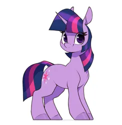 Size: 2050x2100 | Tagged: safe, artist:aquaticvibes, derpibooru import, twilight sparkle, pony, unicorn, image, png, simple background, solo, unicorn twilight, white background