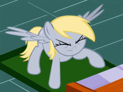 Size: 498x373 | Tagged: safe, derpibooru import, derpy hooves, pegasus, pony, epic rage time, angry, animated, female, gif, image, mare, screaming, solo