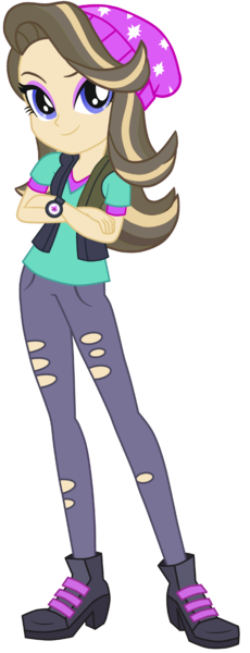 Size: 1610x4191 | Tagged: safe, artist:rodan00, color edit, derpibooru import, edit, vector edit, starlight glimmer, human, equestria girls, mirror magic, spoiler:eqg specials, beanie, beanie hat, blue eyes, clothes, colored, crossed arms, eyebrows, female, full body, hat, holes, human coloration, image, jacket, legs, light skin, light skin edit, looking at you, pants, png, realism edits, ripped pants, shirt, shoes, simple background, skin color edit, smiling, smiling at you, solo, stars, torn clothes, transparent background, vector, watch, wristwatch