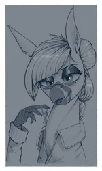 Size: 750x1250 | Tagged: safe, artist:stray prey, derpibooru import, oc, oc:thunder shores, unofficial characters only, hippogriff, hippogriff oc, image, key, licking, licking lips, png, solo, tongue out