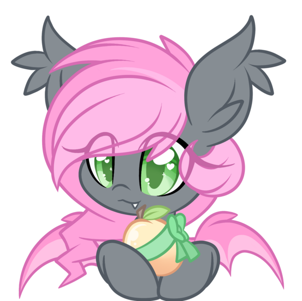 Size: 1024x1021 | Tagged: safe, artist:starlightlore, derpibooru import, oc, oc:heartbeat, unofficial characters only, bat pony, pony, cute, female, filly, foal, image, png, simple background, solo, transparent background