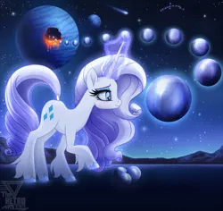 Size: 2200x2077 | Tagged: safe, artist:theretroart88, derpibooru import, rarity, pony, unicorn, alternate hairstyle, g5 concept leaks, glow, glowing horn, horn, image, leg fluff, png, rarity (g5 concept leak), solo