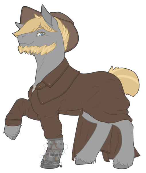 Size: 1335x1575 | Tagged: safe, artist:evvyenvy, derpibooru import, oc, oc:thunder punch, unofficial characters only, earth pony, pony, fallout equestria, fallout equestria:all things unequal (pathfinder), image, male, png, raider king, simple background, solo, stallion, transparent background