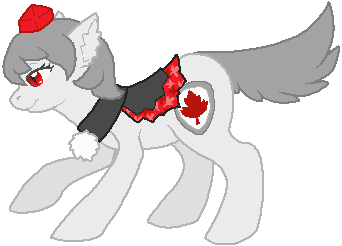 Size: 342x246 | Tagged: safe, artist:thecompleteanimorph, derpibooru import, ponified, pony, wolf, wolf pony, female, image, inubashiri momiji, mare, png, touhou