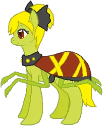 Size: 259x317 | Tagged: safe, artist:thecompleteanimorph, derpibooru import, ponified, monster pony, original species, pony, spiderpony, female, image, kurodani yamame, mare, png, touhou