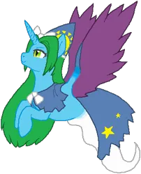 Size: 324x401 | Tagged: safe, artist:thecompleteanimorph, derpibooru import, ponified, alicorn, ghost, ghost pony, pony, undead, female, image, mare, mima, png, touhou