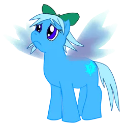 Size: 900x872 | Tagged: safe, artist:jnfproductions, derpibooru import, ponified, fairy, fairy pony, original species, pony, cirno, female, image, mare, png, touhou