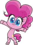 Size: 546x733 | Tagged: safe, artist:pascalmulokozi2, derpibooru import, edit, edited screencap, screencap, pinkie pie, earth pony, pony, my little pony: pony life, one click wonder, spoiler:pony life s01e17, background removed, bipedal, female, image, looking at you, mare, not a vector, png, simple background, solo, transparent background