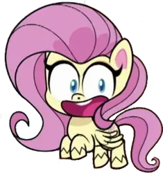 Size: 311x331 | Tagged: safe, artist:pascalmulokozi2, derpibooru import, edit, edited screencap, screencap, fluttershy, pegasus, pony, my little pony: pony life, one click wonder, spoiler:pony life s01e17, background removed, female, flying, image, looking at you, mare, not a vector, open mouth, png, simple background, solo, transparent background